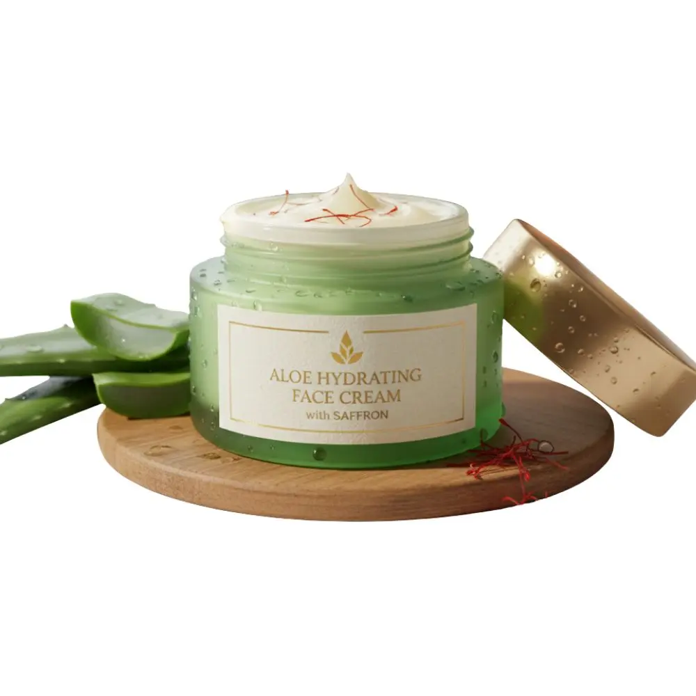 [ALHFCS] Aloe Hydrating Face Cream with Saffron